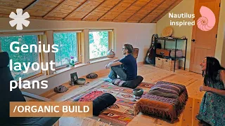 Couple builds dream natural Roundhouse with hempcrete, cob & lime 🐚