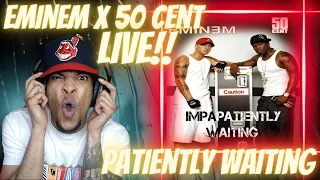 This was BONKERS!! 50 CENT x EMINEM - PATIENTLY WAITING (Live in Detroit 2003) | REACTION