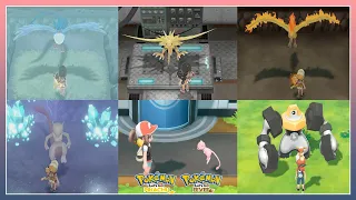 Pokémon Let's Go Pikachu! & Let's Go Eevee! All Legendary Pokemon Locations