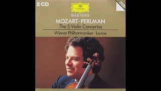 Mozart: Violin concerto No. 3 in G Major, K. 216 - Itzhak Perlman, violin