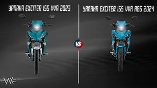 Yamaha Exciter 155 VVA OLD 🆚 Yamaha Exciter 155 VVA ABS 2024 ➖ Dual Walkaround ❗️
