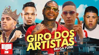 Brega Funk Giro dos Artistas - MC Kevin, Bruninho da Praia, MC IG, MC Magal e MC GP (DJ Glenner)