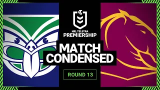 NRL 2023 | New Zealand Warriors v Brisbane Broncos | Condensed Match, Round 13