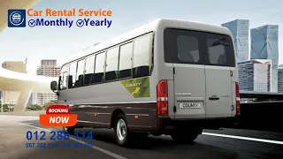 Car Rental Hyundai County | Mini Bus 25set - 45set  For Available Now