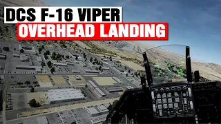 DCS : F-16 Viper : Overhead landing