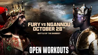 TYSON FURY VS. FRANCIS NGANNOU OPEN WORKOUTS LIVESTREAM