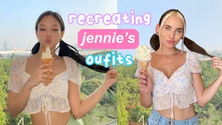 RECREATING BLACKPINK JENNIE'S OUTFITS ft YesStyle