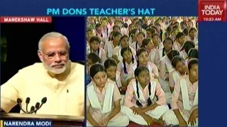 Modi Addresses Students In Delhi Ahead Of Teacher's Day