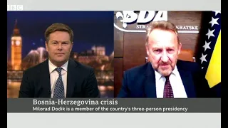 01.12.2021. Predsjednik SDA Bakir Izetbegović u intervjuu za BBC