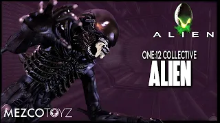 Mezco Toyz Alien Xenomorph One:12 Collective Deluxe Edition Action Figure @TheReviewSpot