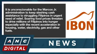 Think tank calls for more gov't aid for Filipino families as inflation soars to 14-year high | ANC