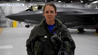 First female Commander of F-35A team hopes to inspire girls