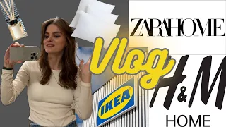 ВЛОГ, ЗАКУПАЮСЬ В IKEA, ZARA И HM HOME! СКОЛЬКО ПОТРАТИЛА? РИГА, ЛАТВИЯ