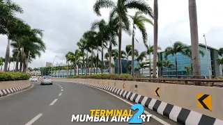 4K Drive to Mumbai International Airport Terminal 2