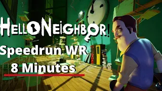 Hello Neighbor Speedrun Any% With Loads [8 Minutes]