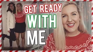 GET READY WITH ME: HOLIDAY PARTY 2017 // vlogmas day 8 || Kellyprepster