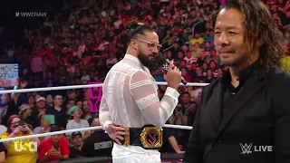 Seth Rollins accepts Nakamura's World Heavyweight Title Challenge – WWE Raw 8/14/23 (Full Segment)