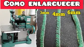 Como regular maquina de costura Overlock chinesinha Verde