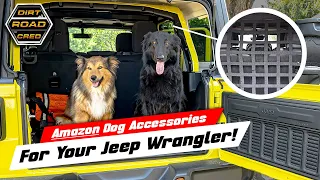 Testing 5 AMAZON Jeep Wrangler Dog Accessories!