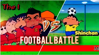 Shinchan VS The I | Football Battle | MusiKarr..