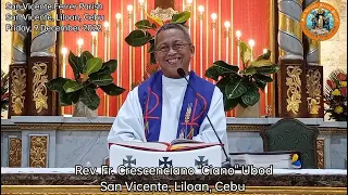 "Hilig kaba og FAKE NEWS o GOOD NEWS?" 12/9/2022 Misa ni Fr. Ciano Ubod sa SVFP.