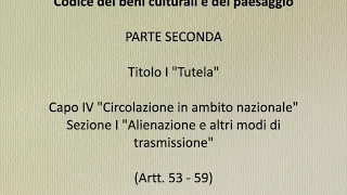 06 Il codice dei beni culturali e del paesaggio (edizione 2023) - Titolo I Capo IV sez. I-III