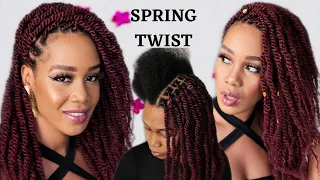 🔥HOW TO: SPRING TWIST TUTORIAL For  Beginners /Step By Step /NO RUBBER BANDS NO CROCHET / Tupo1