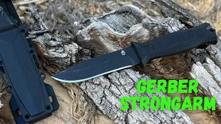 Gerber Strongarm Tactical Survival Knife Field Test and Review