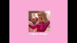 Paper Rings - Sped Up