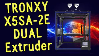 TronXY X5SA 2E | CoreXY | Dual Color | Dual Extruder | Large 3D Printer