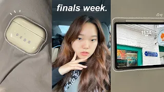 uni diaries ch.03 🛒 📓 ipad pro, airpods pro unboxing, lots of eating (finals wk)