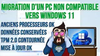 Mettre à jour votre PC vers Windows 11 sans puce TPM, Secure Boot