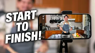 How To Make Cooking Videos On A Phone - Start to Finish