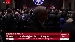 LIVE: Videoansprache des ukrainischen Präsidenten Selenskyj vor dem US-Kongress