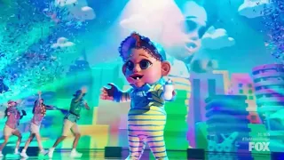 Baby Performs "Meet The FlintStones" By Hoyt Curtin | Masked Singer | S6 E4