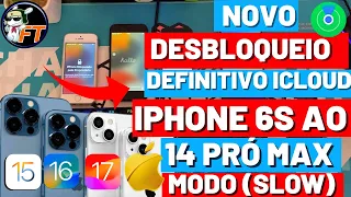 Novo Desbloqueio Definitivo (MODO SLOW) ICLOUD iphone 6s ao 14 Pro Max Via Servidores (2023)