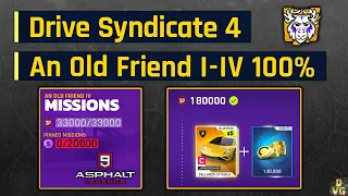 Asphalt 9 | Drive Syndicate 4 - An Old Friend I-IV | All Missions