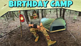 Canvas Swag Solo Overnight Camp Under A Tarp | Kodiak Canvas Swag Tent | ATV Camp