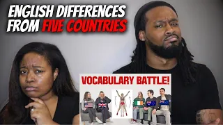 🇺🇸🇬🇧🇦🇺🇳🇿🇮🇪 ENGLISH Vocabulary Differences US vs UK vs Australia vs New Zealand vs Ireland [REACTION]