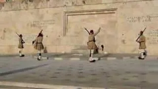 Cambio de guardia de los evzones - Atenas 2008