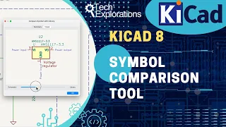 KiCad 8: Schematic editor symbol comparison tool