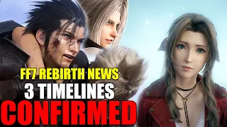 Three Different Timelines Confirmed for Final Fantasy VII Rebirth.