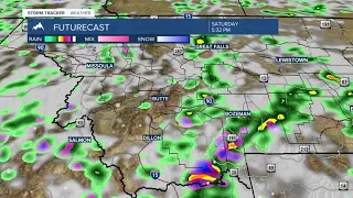 Showers and thunderstorms Saturday