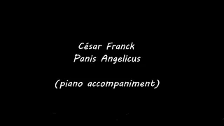 César Franck - Panis Angelicus (A major) - piano accompaniment