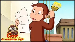 Coco der Neugierige Affe 🐵 Das große Bild 🐵 Cartoons für Kinder🐵 Coco der Affe Ganze Folgen