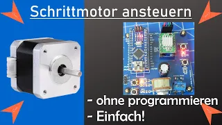 Schrittmotor ansteuern mit einer Schrittmotorsteuerung - Arduino