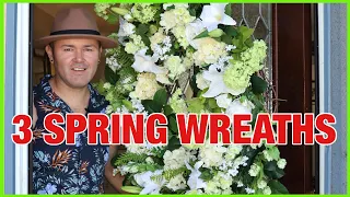 3 Spring DIY Wreaths  / How To Make Spring Wreaths Step By Step In 2024 / Ramon At Home