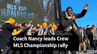 Columbus Crew celebrate MLS Championship