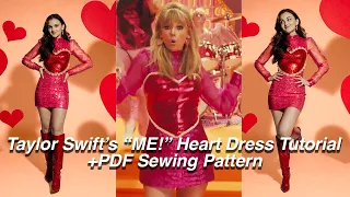 Taylor Swift "ME!" Heart Dress Tutorial + PDF Sewing Pattern!