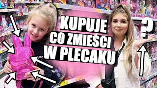 KUPUJE OLIWCE WSZYSTKO CO ZMIEŚCI W PLECAKU 💜 CHALLENGE 💜 ILE WYDAŁAM? 😀